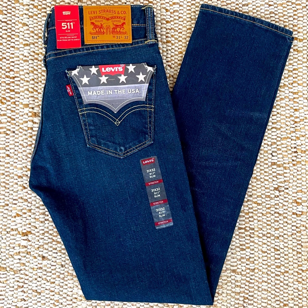 NWT Levi’s 511 Slim Fit Mens Jeans
